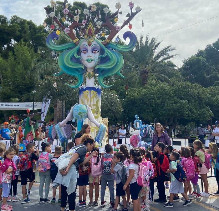 celebración de las Fallas de Elda