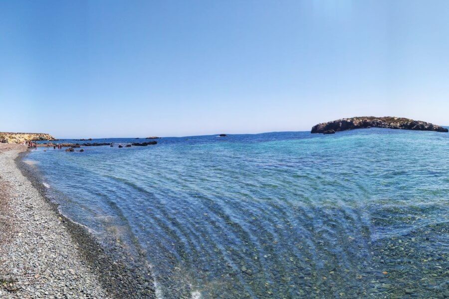 Calas y playas en la Isla de Tabarca