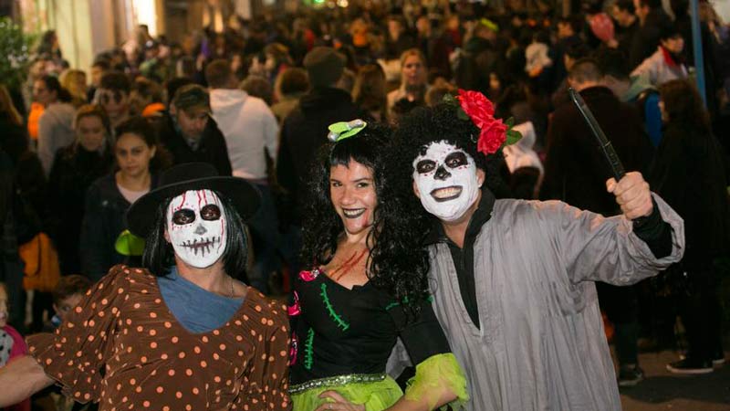 Celebración de la fiesta de Halloween en Alicante