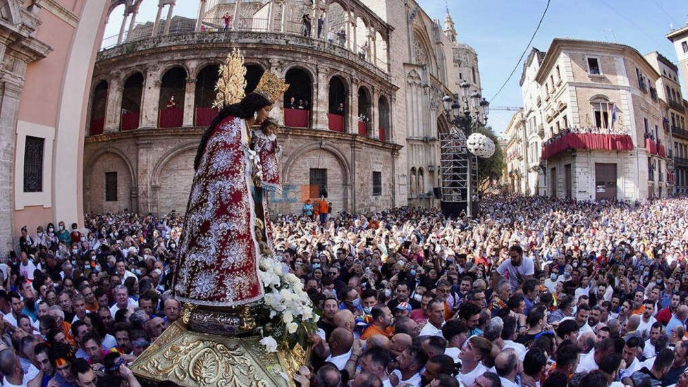 Fiesta de la Virgen de los Desamparados en Valencia