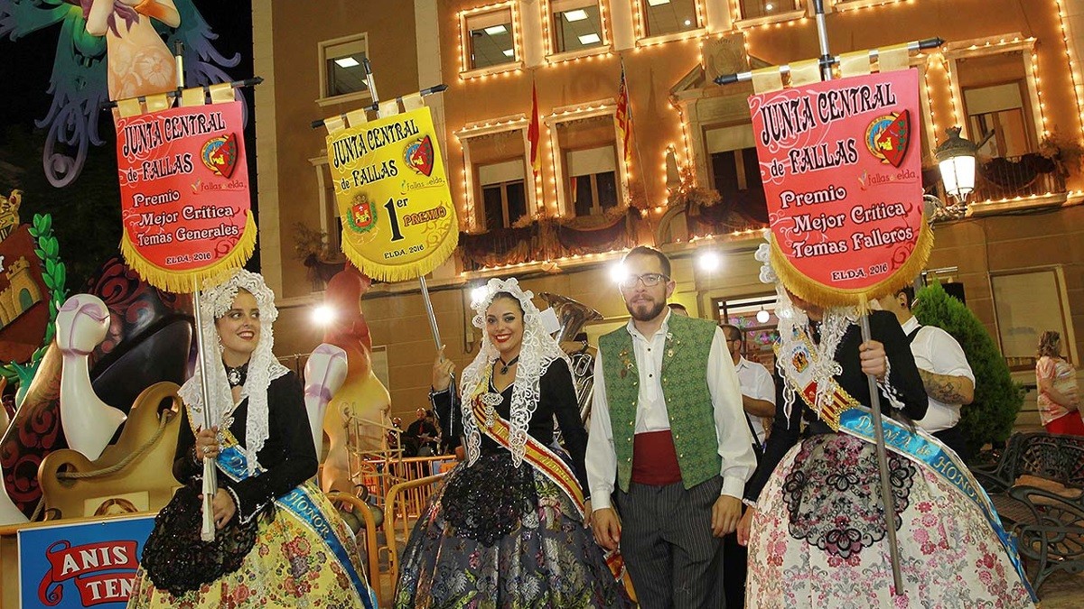 La celebración de las Fallas de Elda