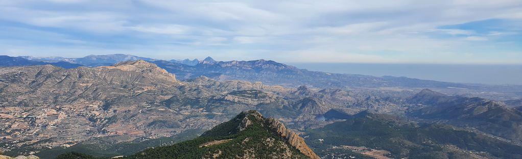 Maigmó desde el Balcón de Alicante