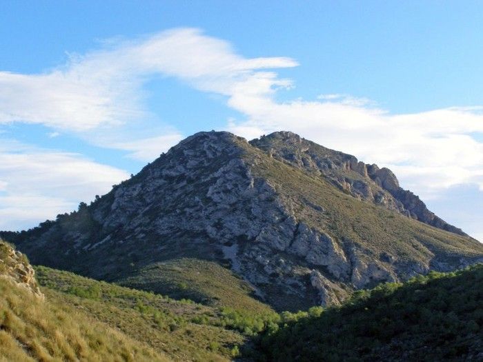 Pico de San Cayetano desde Hondón