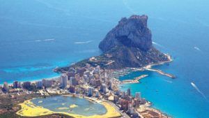 Playa Cala del Penyal Calpe en Alicante