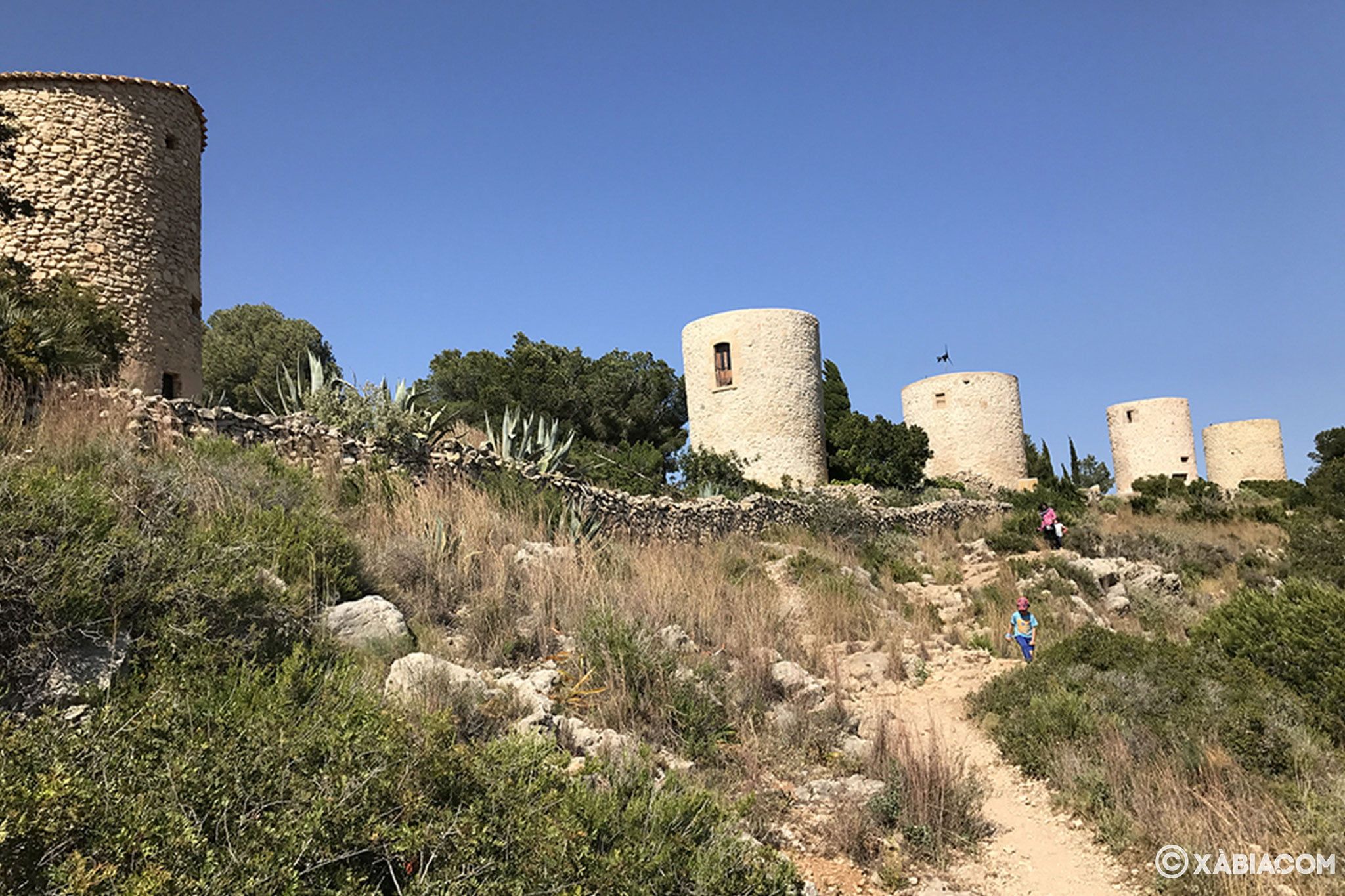 Ruta a Els Molins de la Plana de Xábia