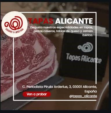 Comer en tapas Alicante