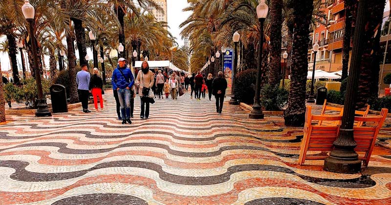 paseo por la esplanada