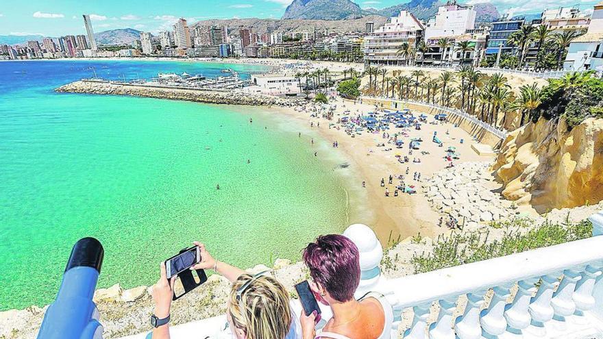 playa de Levante en Benidorm