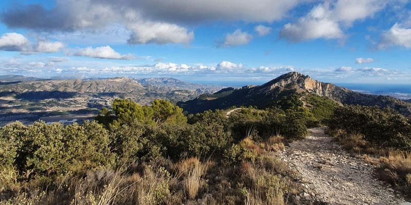 El Alt de Guisop está a 1250 msnm y es un lugar privilegiado de la provincia de Alicante